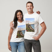 ハートカスタムホエールコーツSt Agnes Cornwall写真 Tシャツ (ユニセックス)