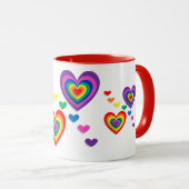 ハートカスタムマググ マグカップ (正面右)
