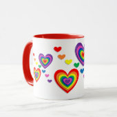ハートカスタムマググ マグカップ (正面左)