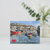 ハートカスタムメヴァギセイフィッシュランディングキーコーンウォール シーズンポストカード (スタンド正面)