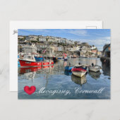 ハートカスタムメヴァギセイフィッシュランディングキーコーンウォール シーズンポストカード (正面/裏面)