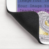 ハートカスタムレモンリボンマウスパッド マウスパッド (コーナー)