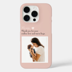 ハートカスタム付き写真の電話ケース「母」 iPhone 16 PROケース