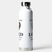 ハートカスタム写真バイブル聖句クリスチャン ウォーターボトル (左面)