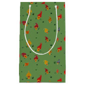 ハートカスタム抱き枕のキノコ – 小 スモールペーパーバッグ (正面)