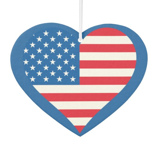 ハートカスタム空気清浄剤、新しい車の香り カーエアーフレッシュナー (正面)