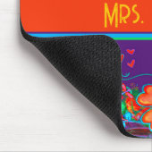 ハートカスタム紫色のマウスパッド マウスパッド (コーナー)