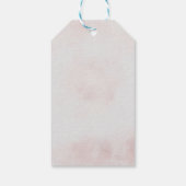 ハートカッコいい型サングラスのラマ ギフトタグ (裏面)