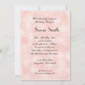 ハートカップケーキトリオ 50歳の誕生日パーティー招待状 招待状 (裏面)