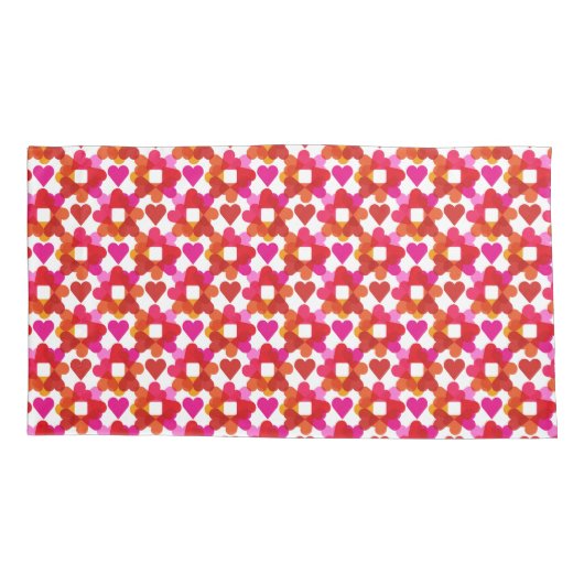 ハートカラフルエプロン 枕カバー (裏面-左)