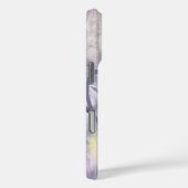 ハートカラフルクロス水色 Case-Mate iPhoneケース (裏面 / 右)