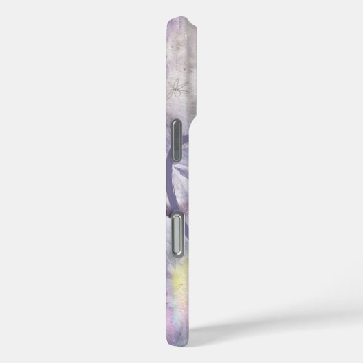 ハートカラフルクロス水色 Case-Mate iPhoneケース (裏面 / 右)