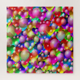 ハートカラフルシャワー ジグソーパズル