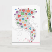 ハートカラフルトルナドバレンタイン シーズンカード (正面)