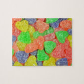 ハートカラフル型キャンディー ジグソーパズル (横)