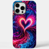 ハートカラフル旋回 Case-Mate iPhoneケース (裏面)