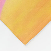 ハートカラフル毛布 フリースブランケット (角)