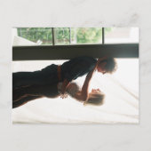 ハートカレ素朴ンダーBoho Photo日付の保存 案内ポストカード (裏面)