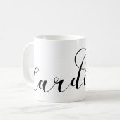 ハートカーディフ国旗、ウェールズ、カーディッド コーヒーマグカップ (正面左)