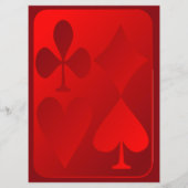 ハートカードカスタムな結婚式メニューの女王 メニュー (裏面)