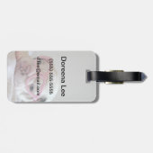 ハートガラスのフレンチ・ブルドッグ ラゲッジタグ (裏面横)