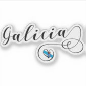 ハートガリシア州旗，ガリシア州，ガリサ シール (正面)