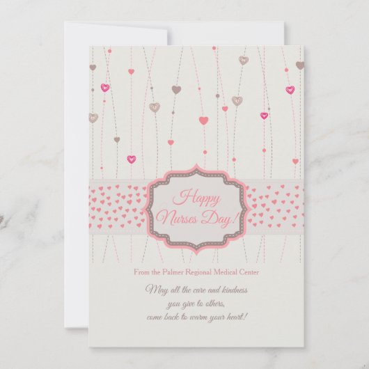 ハートガロールナースデイカード カード (正面)