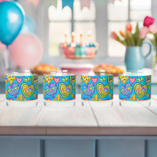 ハートガロール飲み物用品セット ウイスキーグラス