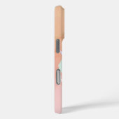 ハートガーデン – 青と緑のフローラアート Case-Mate iPhoneケース (裏面 / 右)