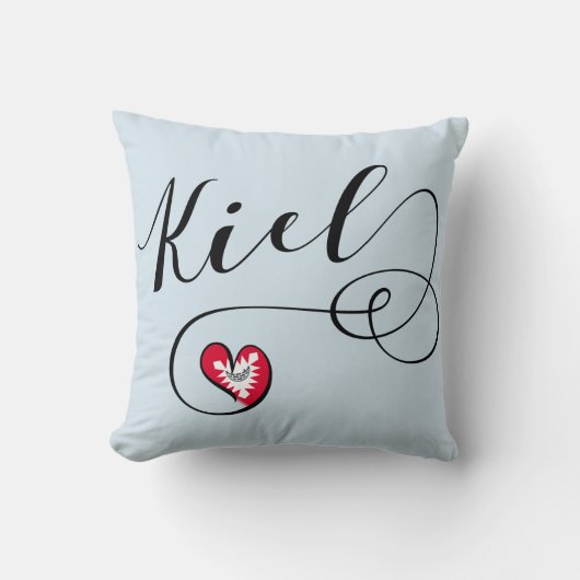 ハートキエル、ドイツ、シュレスウィヒ=ホルシュタイン クッション (正面)