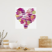 ハートキスポスター ポスター (キッチン)