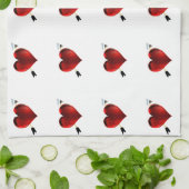 ハートキッチンタオル キッチンタオル (折り畳み)