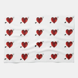 ハートキッチンタオル キッチンタオル