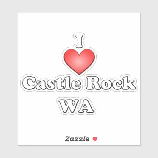 ハートキャッスルロックWA シール (シート)