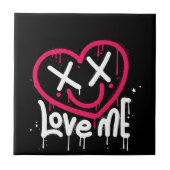 ハートキャラクターと死眼とスマイル散布 タイル (正面)