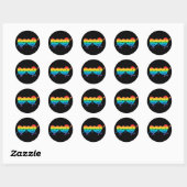 ハートキャラクター ラウンドシール (シート)