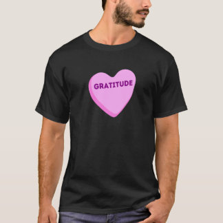 ハートキャンディの感謝 - 感謝の気持ちを伝えるギフト Tシャツ