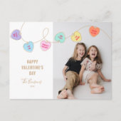 ハートキャンディバレンタインデーの写真はがき シーズンポストカード (正面)