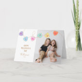 ハートキャンディバレンタインデーの写真 カード (正面)