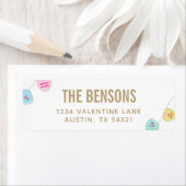 ハートキャンディ住所 シール (インサイチュ)