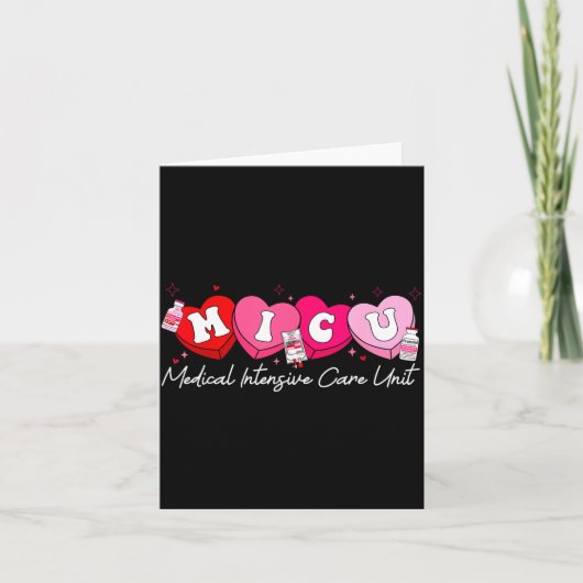 ハートキャンディ ミク ナース バレンタインデー メディカル クリ カード (正面)