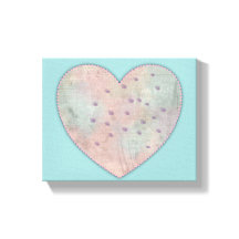 ハートキャンバス印刷