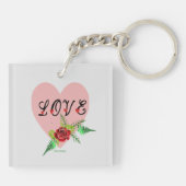 ハートキーチェーン キーホルダー (裏面)