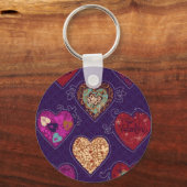 ハートキーチェーン キーホルダー (正面)