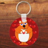 ハートキーチェーン キーホルダー (正面)