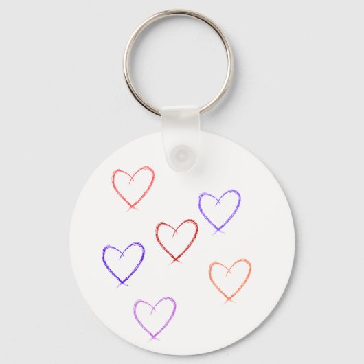 ハートキーチェーン キーホルダー (正面)