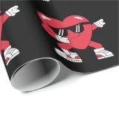 ハートギフトおもしろいバレンタインデー ラッピングペーパー (ロールコーナー)