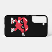 ハートギフトおもしろいバレンタインデー SAMSUNG GALAXYケース (裏面横)