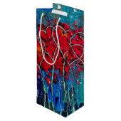 ハートギフトワインバッグ ワインギフトバッグ (裏面アングル)