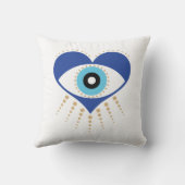 ハートギリシャの悪い目 クッション (裏面)